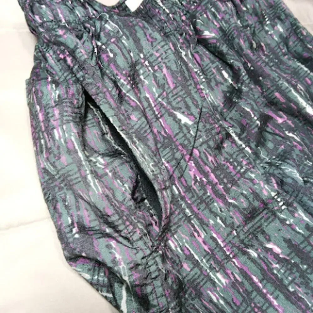 CHAMPION Vintage 90s/00s Retro Cybercore Techno Matrix Print Swim Trunks S